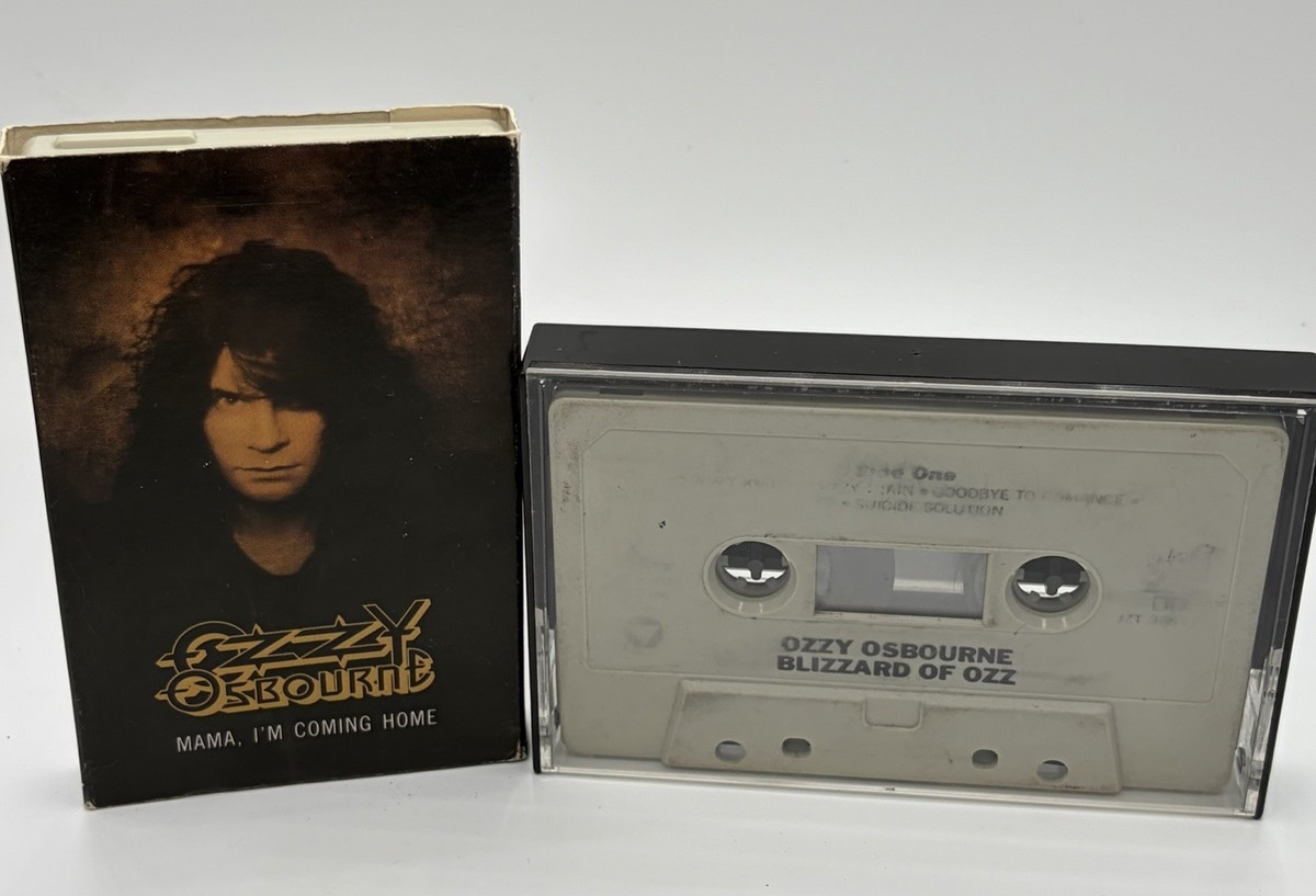 Ozzy Osbourne Blizzard of Ozz Mama I'm Coming Home Cassette Tapes