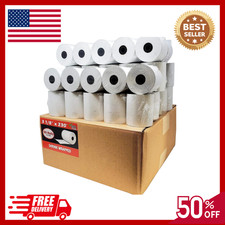 3-1/8" X 230' THERMAL POS RECEIPT PRINTER ROLL PAPER BPA FREE- 10 ROLLS - 48 GSM
