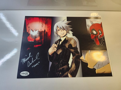 MICAH SOLUSOD JSA SIGNED PHOTO SOUL EVANS SOUL EATER RARE BLUE BLLOD MOON VOICE