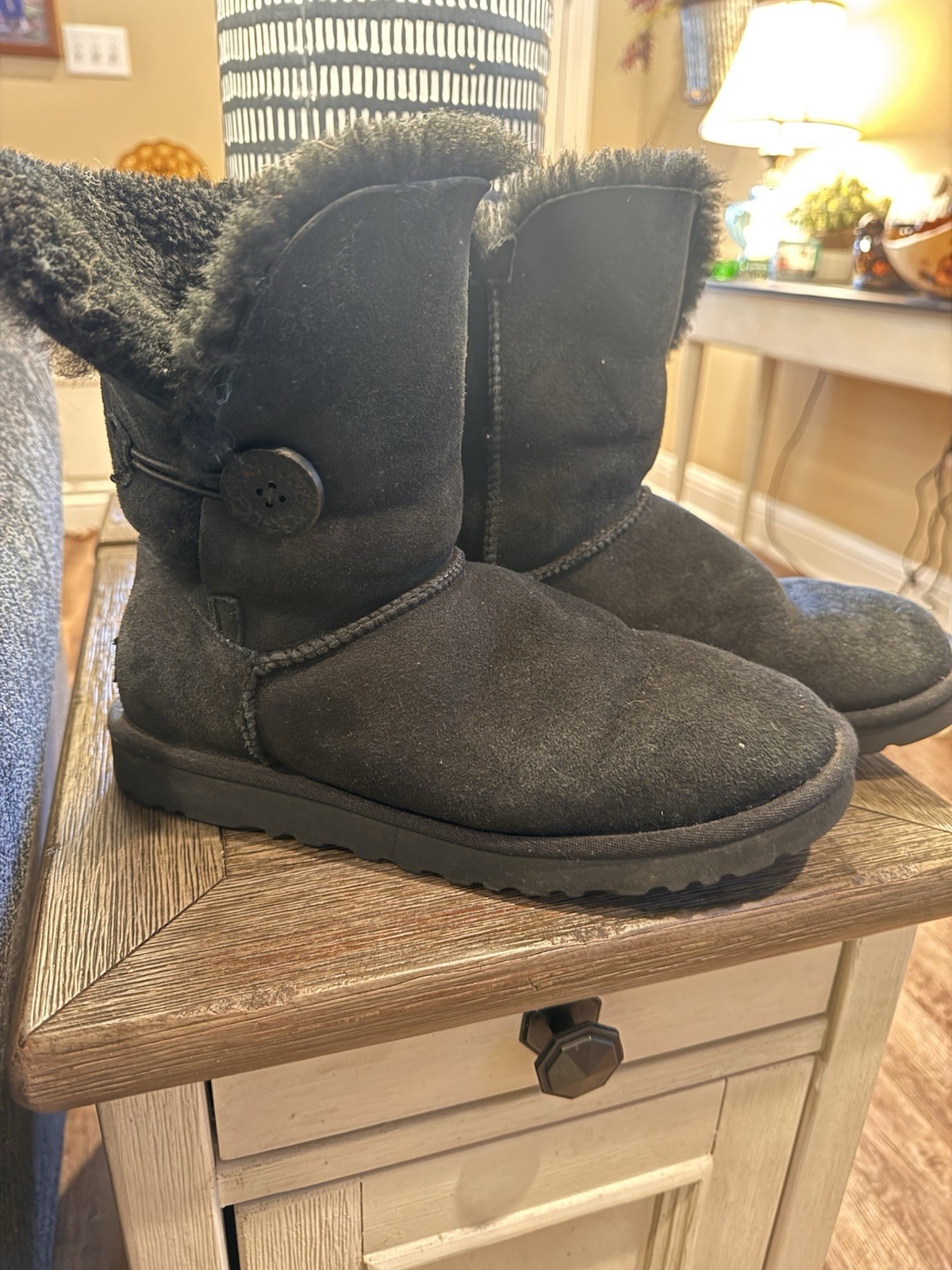 Ugg Bailey Button Shearling Lined Boots - image 2