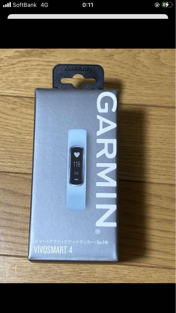 Garmin Vivosmart 4 Fitness Tracker Blue Silver New with Box & Instructions