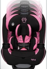 Disney Minnie Mouse Car Seat Pink Black Convertible Toddler Booster Seat