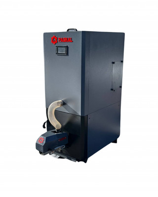 Pelletheizung 15 kW Paskal Slim   Automatischer Pelletkessel mit Förderschnecke,