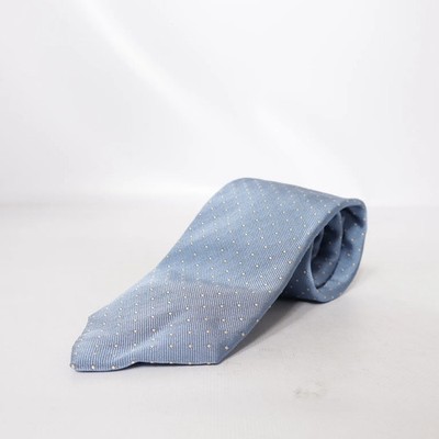 H&M, Krawatte, Herren, Seide, Blau, Gepunktet #dBy