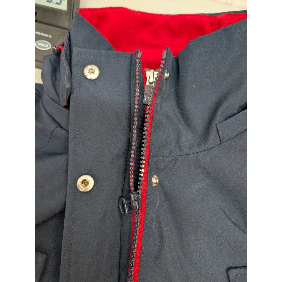 Tommy Hilfiger Chaqueta 3 en 1 Mujer Pequeña Sistema Todo Clima Abrigo Azul Exterior Foto 4 de 4