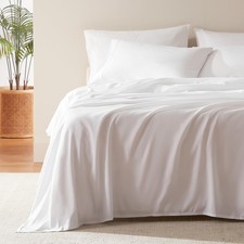 SLEEP ZONE Queen Sheet Set4 Pieces Soft Queen Size Sheets Breathable Coolin...