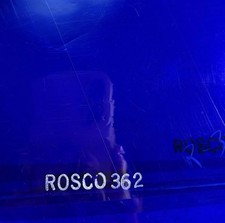 Rosco Gels Roscolux Cinegel R362 Tipton Blue Lighting Gel Sheet