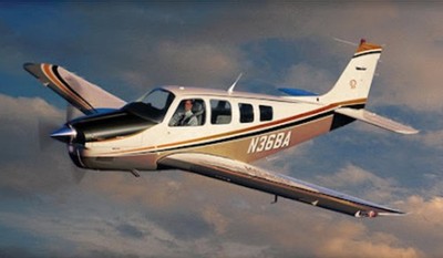 Beechcraft Bonanza G36 G-36 Desktop Wood Airplane New Model Small Scale 1/32