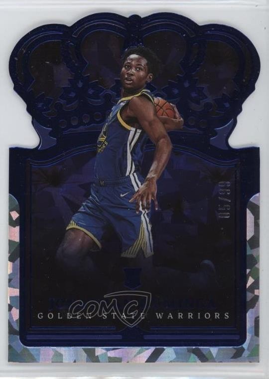 2021-22 Panini Crown Royale Blue Crystal /99 Jonathan Kuminga #21 Rookie RC