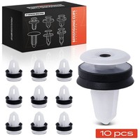 Frankberg 10X NYLON-CLIP Weiß TÜRverkleidung Passend FüR Land Rover Discovery FR