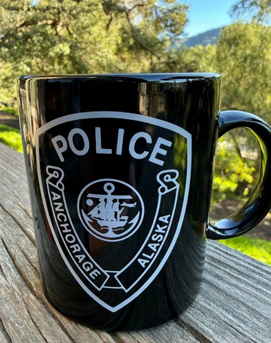 Anchorage Alaska PD Police Dept. APD Department AK china coffee cup mug