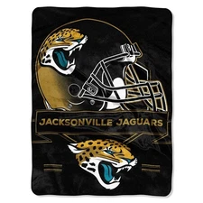 Jacksonville Jaguars Prestige Design 60x80 Raschel Blanket -Instock-SUPER SALE!