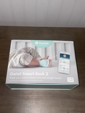 Owlet Smart Baby Sock 2 Monitor Pre Owned W/2 Socks