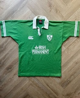 Vintage Ireland Rugby Union Jersey By Canterbury Size Medium