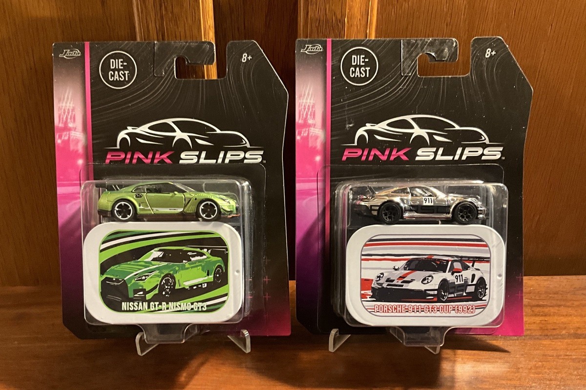 Jada Pink Slips *Nissan GT-R NISMO GT3 & Porsche 911 GT3 Cup [992