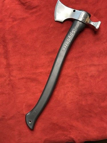 Spyderco H02 Genzow HacthetHawk Tomahawk Hatchet 5160 Steel Polypropylene Handle