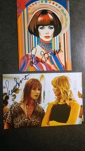 LEE GRANT 2 Hand Signed Autograph 4X6 Photo S= FAMOUS BEAUTIFUL ACTRESS 