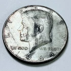 1964 Kennedy Silver Half Dollar 90% Silver Circulated Coin Free Shipping #7941