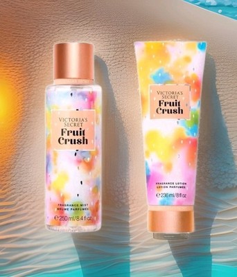 Victoria's Secret Fruit Crush Fragrance Mist 8.4 Oz & Fragrance Lotion Set 