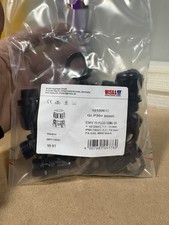Wiska GLP20 20mm IP68 Compression Gland With Locknut Black (Pack of 10)