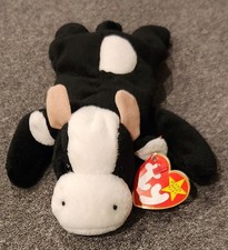 RARE Ty Beanie Babies Daisy the Cow Toy 1994 Edition with 1993 Tush Tag MINT