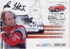 Hans Joachim Stuck original Unterschrift Beleg Gro&szlig;er Preis Deutschland Porsche