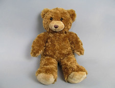 Build A Bear Teddy Bear Brown Tan Curly Swirly Wavy Hair 17" w Child Adult Voice