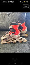 No Fear Inline Skates Grey Red UK 3 TO 6 Women
