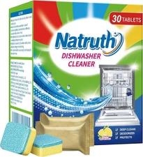 Dishwasher Cleaner and Deodorizer Tablets -30 Pack for Deep Cleaning, Deodorizin