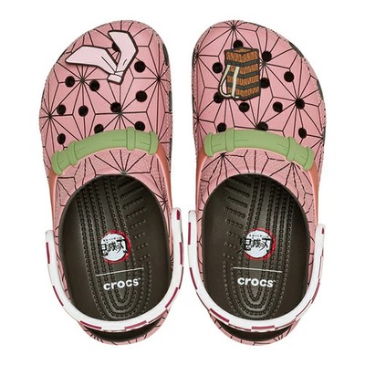 もっち crocs Demon Slayer Nezuko Classic Clog 212433-90H Pink Unisex Slip