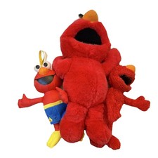 Tickle Me Elmo Plush Lot Sesame Street Elmo Toys Bundle AS IS Needs Cleaning