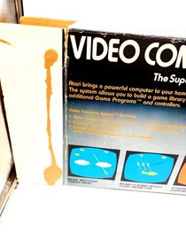 VINTAGE Atari CX2600A Video Game Console, Controllers W/ 14 Games & Extras