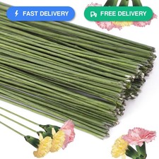 130 Pack Floral Wire 18 Gauge Crafts Florist Wire Stems Diameter 0.05In...