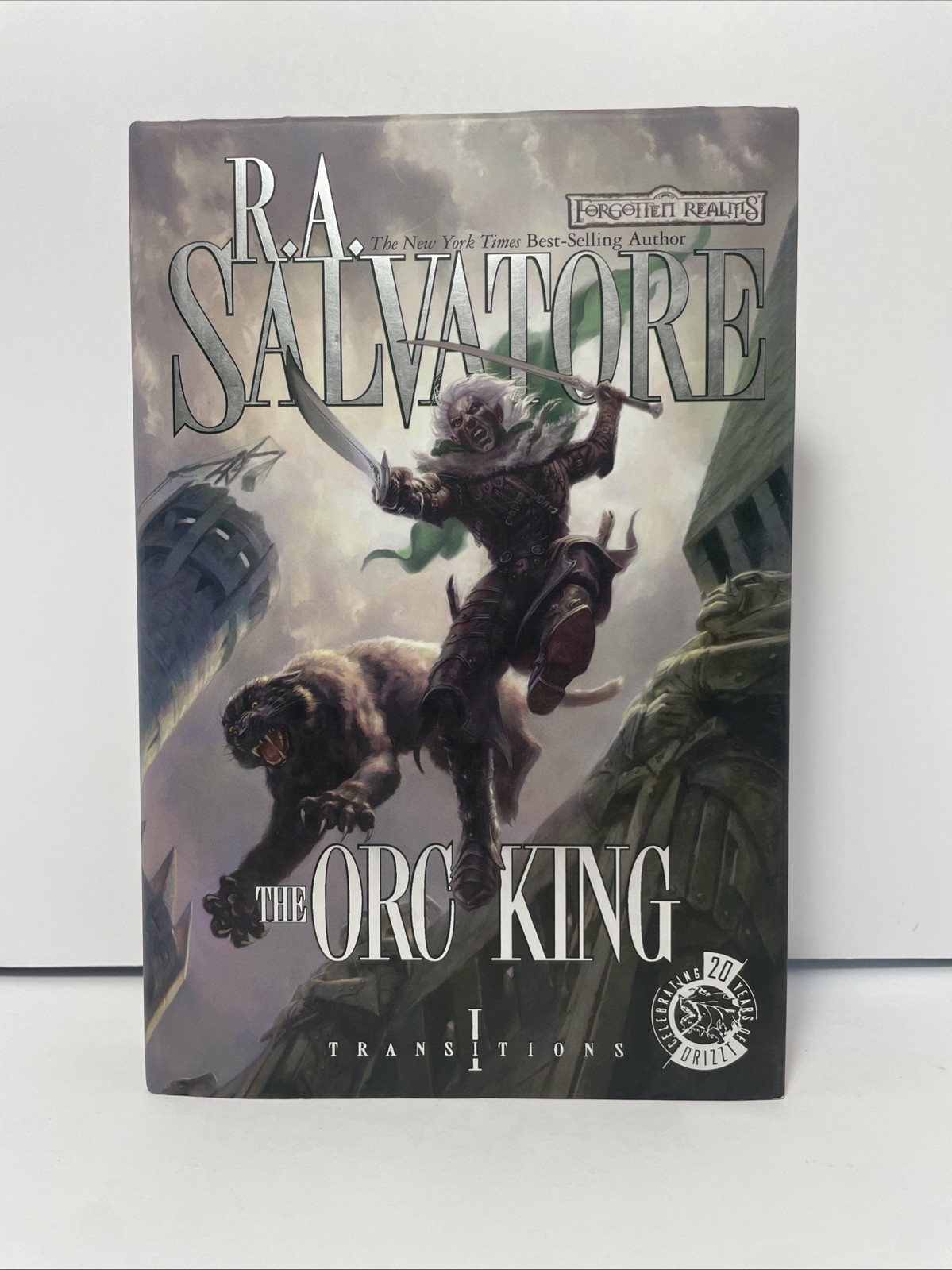 R.A. Salvatore THE ORC KING Hardcover First Printing Transitions Forgotten Realm
