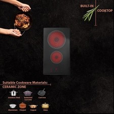 Built in Double Induction Hob , 2.5kw Flush Fitting Motorhome Campervan RV