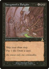 Yawgmoth's Bargain - 75 / English / Moderately Played MTG