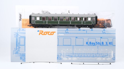 Vagón de tren rápido Roco H0 4582 platino 3. Kl. K.Bay.Sts.B. | Condition: Gebraucht