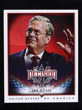 2016 Decision 2016 Jumbo Box Topper Jeb Bush #J11 00l8
