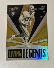 2021 Prestige Living Legends Xtra Points Gold 15/75 Fred Biletnikoff HOF 