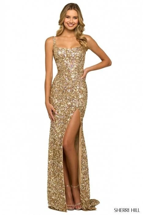 Gold Women's Sherri Hill for sale - eBay