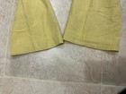 Yellow Linen Wide Leg Lined Pants Size Medium — photo 6