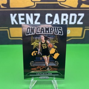 2024 PANINI CAITLIN CLARK COLLECTION ON CAMPUS BLACK JERSEY CCH HY-VEE EXCLUSIVE