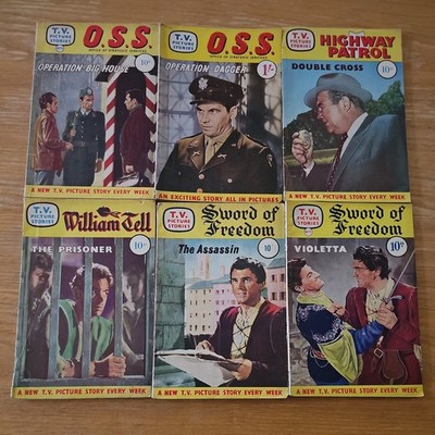Operation Dagger Big House 6 TV Picture Stories OSS Sword of Freedom Prisoner K4