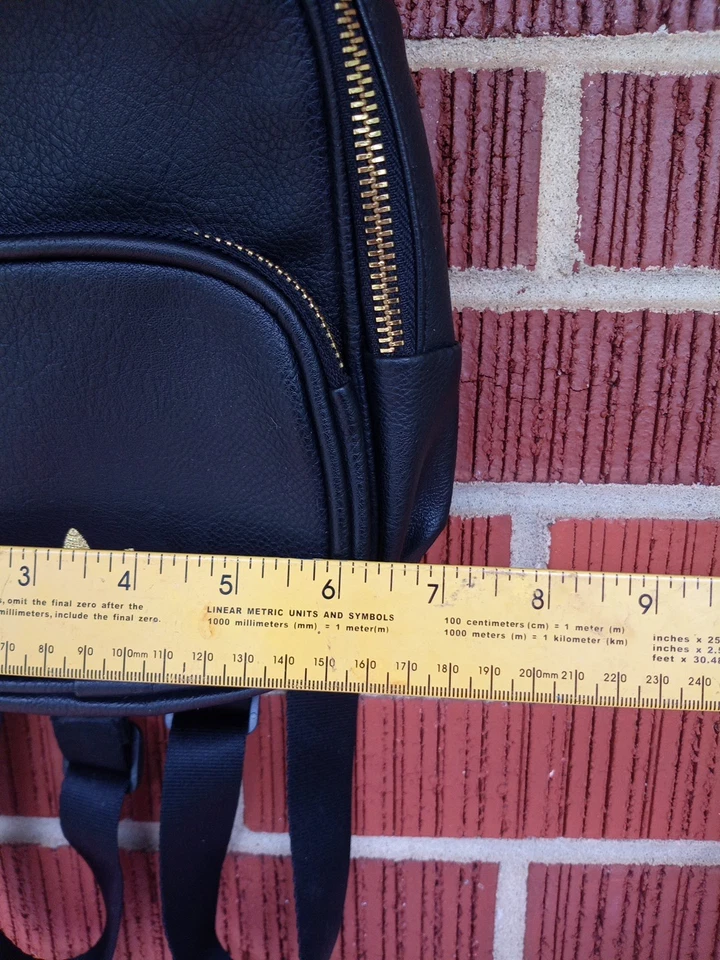 ADIDAS Black/Gold Mini Backpack - Image 4 of 4