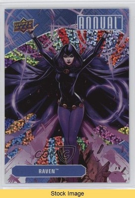 2023-24 Upper Deck DC Annual Color Wheel Sparkle Raven #61 READ 0nr3