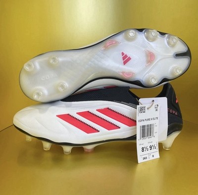 Adidas Copa Pure 3 Elite FG Soccer Cleats Laceless White Men's IH0076 Size 8.5