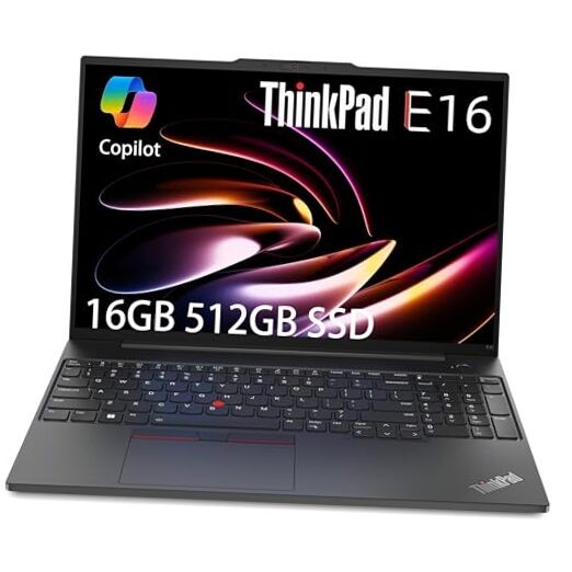 Lenovo ThinkPad E16 Business Laptop (16" FHD+ Display, Intel 16GB RAM|512GB SSD