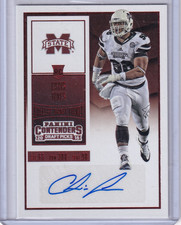 Chris Jones 2016 Panini Contenders Draft Picks Red College Draft Ticket Rc Auto
