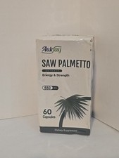 Saw Palmetto Extract 550mg 60 Capsules Gluten Free Exp 12/2025 Sealed