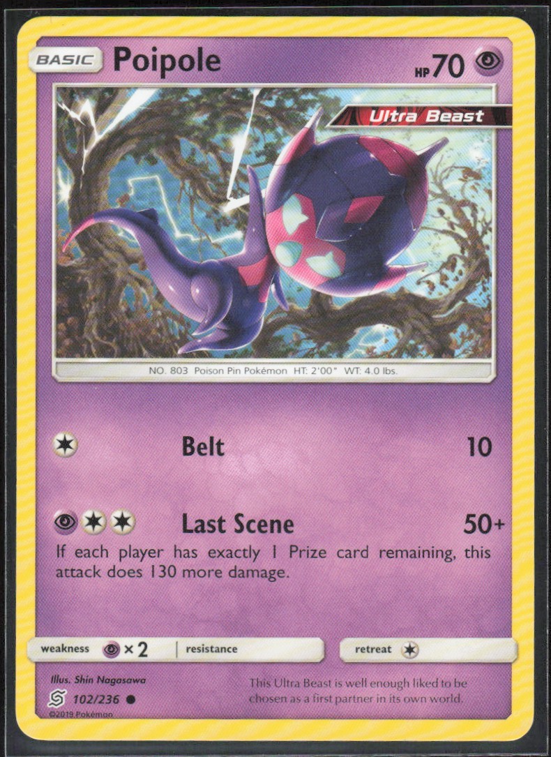2019 Sun & Moon - Unified Minds Poipole Basic/Common #102